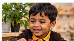 Pre-school child playing